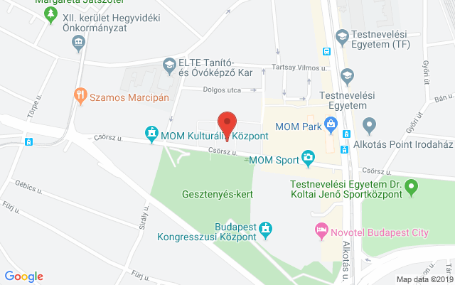 Map of Budapest