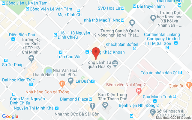 Map of Ho Chi Minh City